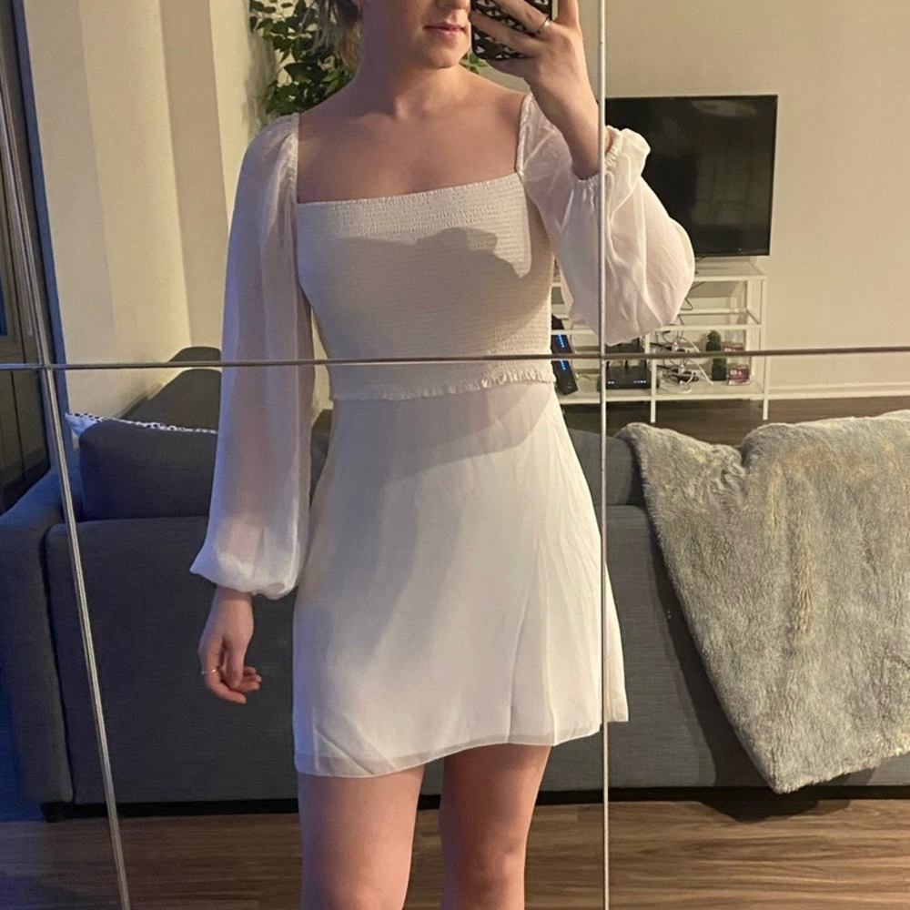 Aritzia Wilfred Villa Dress - White